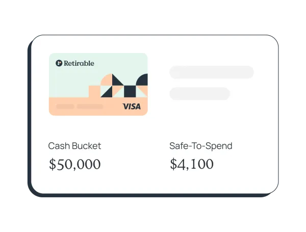 Cash bucket visualization