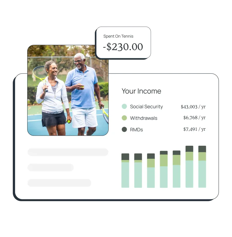 Active couple enjoying retirement