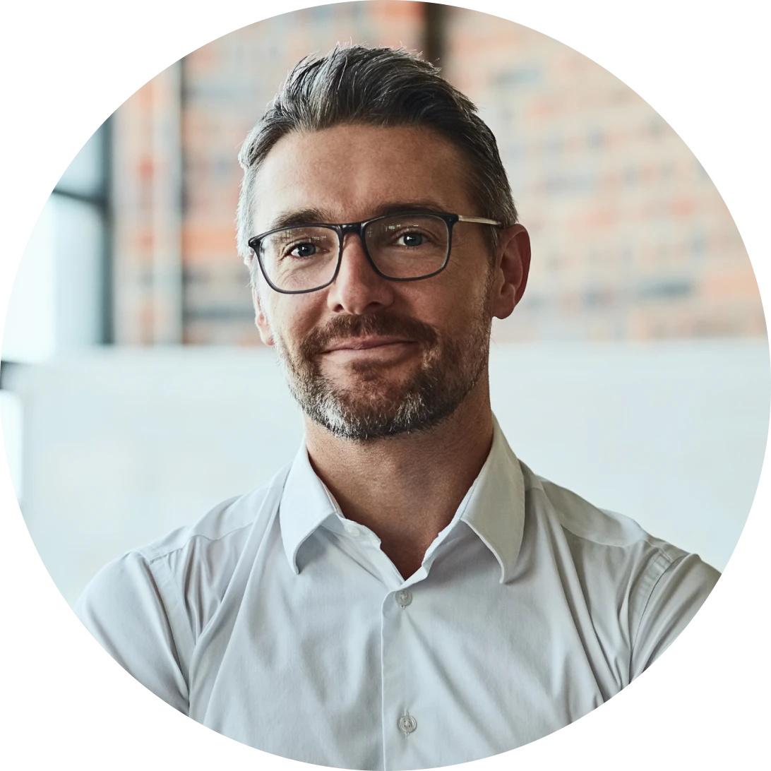 Smiling man