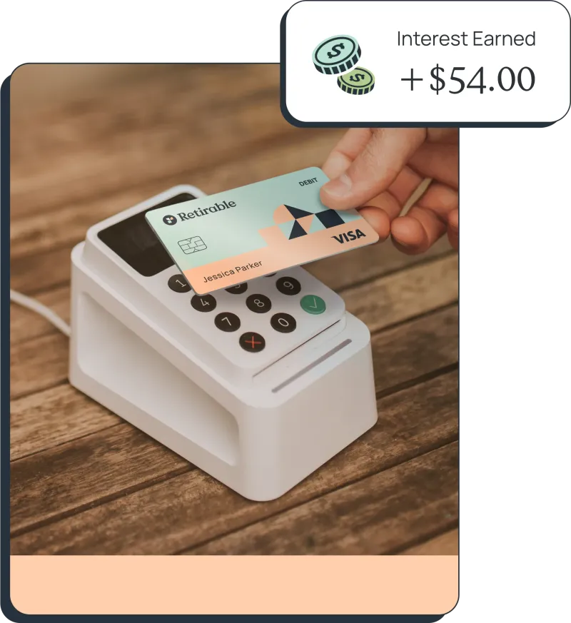Retirable card contactless payment